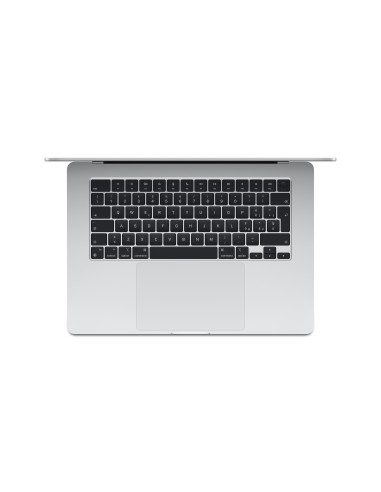 Apple MacBook Air Apple M M3 Portátil 38,9 cm (15.3") 16 GB 256 GB SSD Wi-Fi 6E (802.11ax) macOS Sequoia Plata