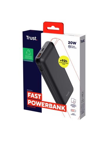 Trust Redoh Ión de litio 20000 mAh Negro