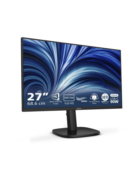 Philips 3000 series 24B2U3301 00 pantalla para PC 60,5 cm (23.8") 1920 x 1080 Pixeles Full HD LCD Negro