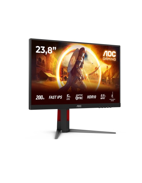 AOC G4 24G4HA pantalla para PC 60,5 cm (23.8") 1920 x 1080 Pixeles Full HD LED Negro, Rojo