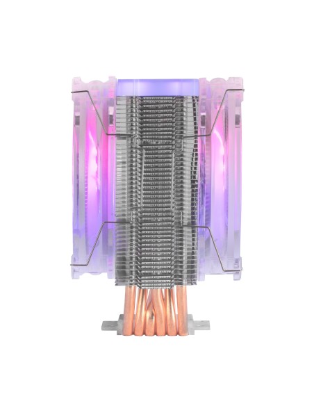 Mars Gaming Disipador CPU Triple ARGB, 6 Heatpipes HCT, TDP 220 W, 2 Ventiladores 12 cm, MCPU66