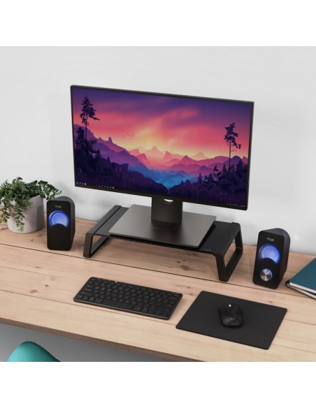 Trust Monta Escritorio Negro