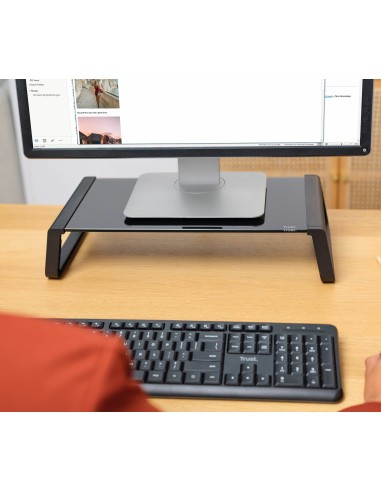 Trust Monta Escritorio Negro