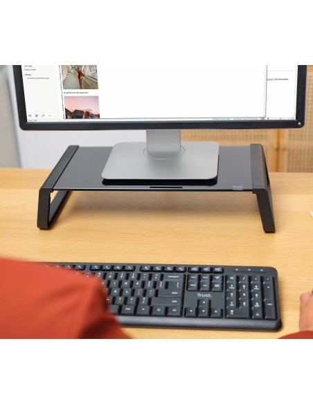 Trust Monta Escritorio Negro