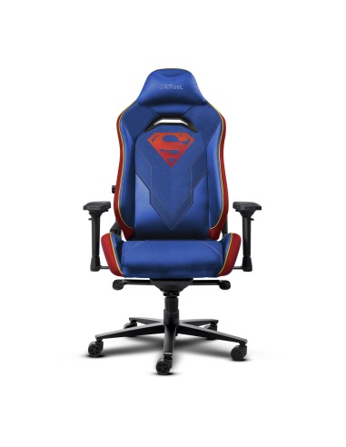 Trust GXT 721SM Ruya Pro Silla para videojuegos universal Asiento acolchado Azul, Rojo