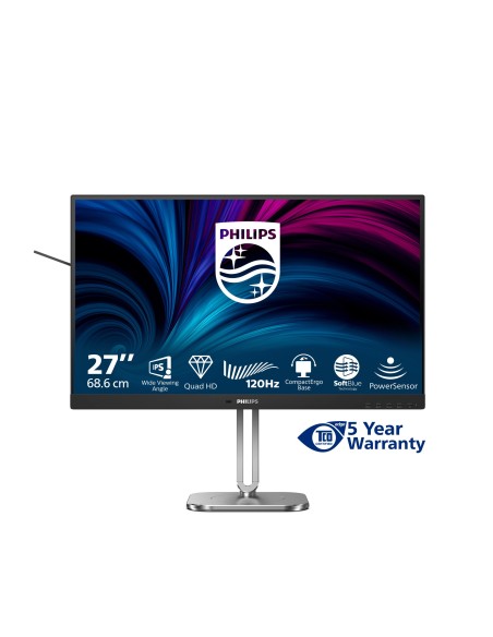 Philips 4000 series 27B2N4500 00 pantalla para PC 68,6 cm (27") 2560 x 1440 Pixeles Quad HD LCD Gris