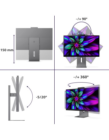 Philips Brilliance 27E3U7903 00 pantalla para PC 68,6 cm (27") 5120 x 2880 Pixeles 5K Ultra HD LCD Gris