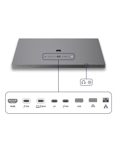 Philips Brilliance 27E3U7903 00 pantalla para PC 68,6 cm (27") 5120 x 2880 Pixeles 5K Ultra HD LCD Gris