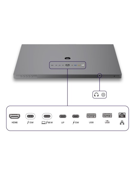 Philips Brilliance 27E3U7903 00 pantalla para PC 68,6 cm (27") 5120 x 2880 Pixeles 5K Ultra HD LCD Gris