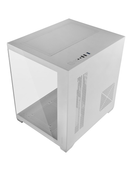 Mars Gaming MC-VIEW2W Mini Tower Blanco