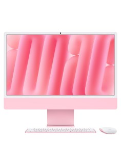 Apple iMac Apple M M4 59,7 cm (23.5") 4480 x 2520 Pixeles PC todo en uno 24 GB 512 GB SSD macOS Sequoia Wi-Fi 6E (802.11ax) Rosa