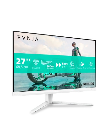 Philips Evnia 27M2N3501PA 00 pantalla para PC 68,6 cm (27") 2560 x 1440 Pixeles Quad HD LCD Blanco