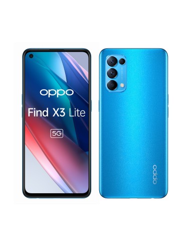OPPO Find X3 Lite 16,3 cm (6.4") SIM doble ColorOS 11.1 5G USB Tipo C 8 GB 128 GB 4300 mAh Azul
