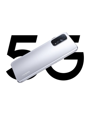 OPPO A74 5G 16,5 cm (6.5") SIM doble Android 11 USB Tipo C 6 GB 128 GB 5000 mAh Plata