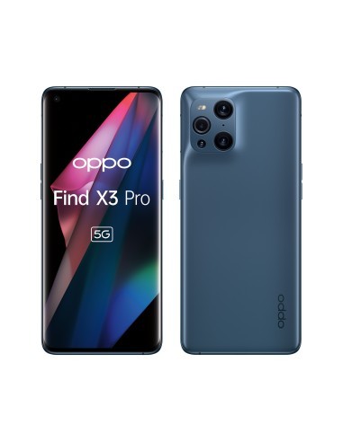 OPPO Find X3 Pro 17 cm (6.7") SIM doble ColorOS 11.2 5G USB Tipo C 12 GB 256 GB 4500 mAh Azul