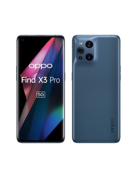 OPPO Find X3 Pro 17 cm (6.7") SIM doble ColorOS 11.2 5G USB Tipo C 12 GB 256 GB 4500 mAh Azul