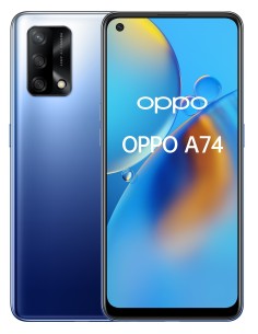 OPPO A74 16,3 cm (6.43") SIM doble ColorOS 11.1 4G USB Tipo C 6 GB 128 GB 5000 mAh Azul