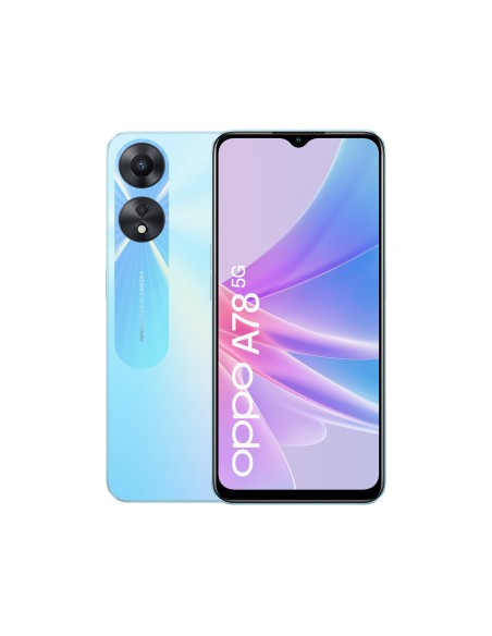 OPPO A78 5G 16,7 cm (6.56") SIM doble Android 13 USB Tipo C 8 GB 128 GB 5000 mAh Azul