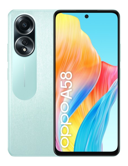 OPPO A58 17,1 cm (6.72") SIM doble Android 13 4G USB Tipo C 6 GB 128 GB 5000 mAh Verde