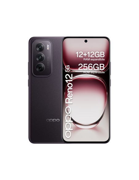 OPPO Reno12 5G 17 cm (6.7") SIM doble Android 14 USB Tipo C 12 GB 256 GB 5000 mAh Negro