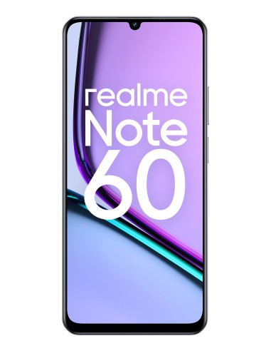 realme Note 60 17,1 cm (6.74") SIM doble Android 14 4G USB Tipo C 4 GB 128 GB 5000 mAh Negro, Color mármol