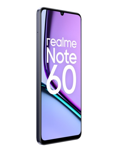 realme Note 60 17,1 cm (6.75") SIM doble Android 14 4G USB Tipo C 6 GB 128 GB 5000 mAh Negro, Color mármol