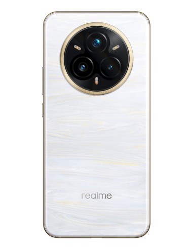 realme 14 Pro+ 5G 17,4 cm (6.83") SIM doble Android 15 USB Tipo C 12 GB 512 GB 6000 mAh Perlado, Blanco