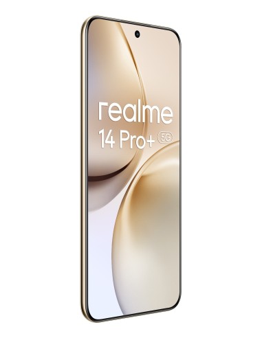 realme 14 Pro+ 5G 17,4 cm (6.83") SIM doble Android 15 USB Tipo C 12 GB 512 GB 6000 mAh Perlado, Blanco