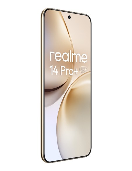 realme 14 Pro+ 5G 17,4 cm (6.83") SIM doble Android 15 USB Tipo C 12 GB 512 GB 6000 mAh Perlado, Blanco
