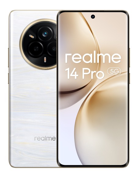 realme 14 Pro 5G 17,2 cm (6.77") SIM doble Android 15 USB Tipo C 12 GB 512 GB 6000 mAh Blanco