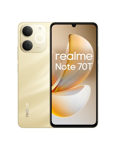 realme Note 70T 17,1 cm (6.74") SIM doble Android 15 4G USB Tipo C 4 GB 128 GB 6000 mAh Oro