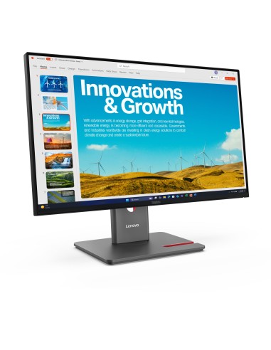 Lenovo ThinkVision P24QD-40 LED display 60,5 cm (23.8") 2560 x 1440 Pixeles Quad HD LCD Negro