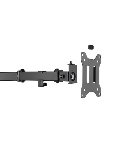 Equip Soporte de sobremesa económico para dos monitores de 17"-32