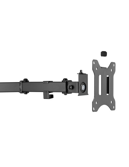 Equip Soporte de sobremesa económico para dos monitores de 17"-32