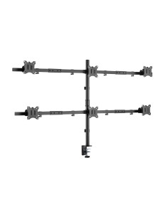 Equip Soporte articulado de sobremesa para 6 monitores de 17"-32