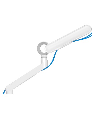 Equip Soporte de escritorio para monitor de 17«-35», blanco