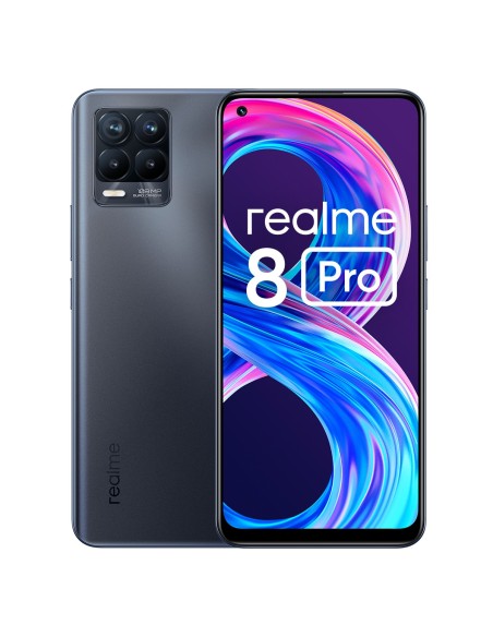 realme 8 Pro 16,3 cm (6.4") SIM doble Android 11 4G USB Tipo C 8 GB 128 GB 4500 mAh Negro
