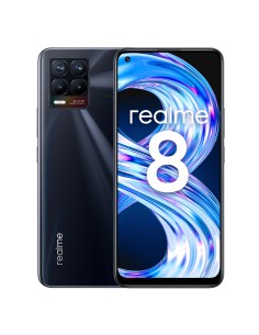 realme 8 16,3 cm (6.4") SIM doble Android 11 4G USB Tipo C 4 GB 64 GB 5000 mAh Negro