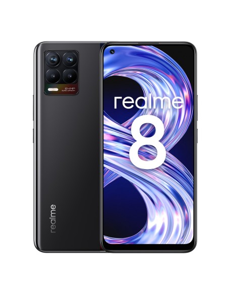 realme 8 16,3 cm (6.4") SIM doble Android 11 4G USB Tipo C 6 GB 128 GB 5000 mAh Negro