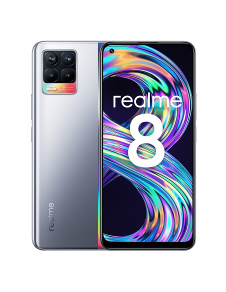 realme 8 16,3 cm (6.4") SIM doble Android 11 4G USB Tipo C 6 GB 128 GB 5000 mAh Plata
