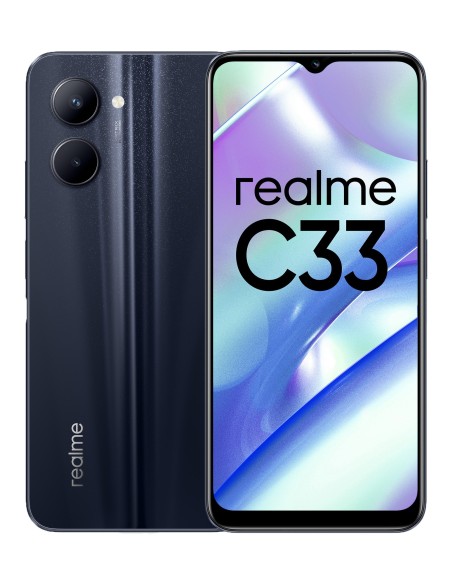realme C33 16,5 cm (6.5") SIM doble Android 12 4G MicroUSB 4 GB 64 GB 5000 mAh Negro