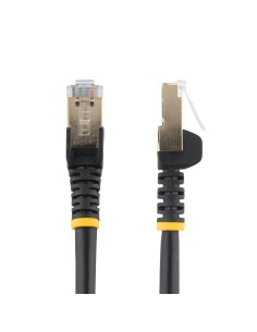 StarTech.com Cable de 2m de Red Ethernet RJ45 Cat6a Blindado STP - Cable sin Enganche Snagless - Negro