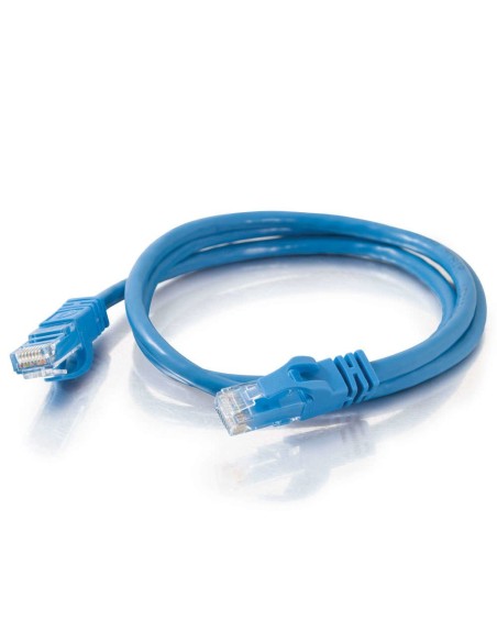 C2G Cable de conexión de red de 2 m Cat6 sin blindaje y con funda (UTP), color azul