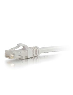 C2G Cable de conexión de red de 1 m Cat6 sin blindaje y con funda (UTP), color blanco 2