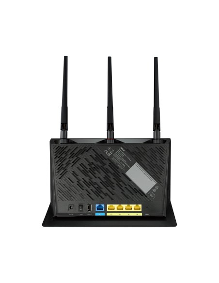 ASUS 4G-AC86U router inalámbrico Gigabit Ethernet Doble banda (2,4 GHz   5 GHz) Negro