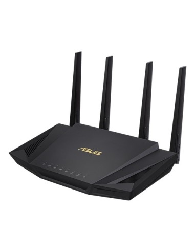 ASUS RT-AX58U router inalámbrico Gigabit Ethernet Doble banda (2,4 GHz   5 GHz) Negro