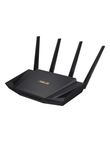 ASUS RT-AX58U router inalámbrico Gigabit Ethernet Doble banda (2,4 GHz   5 GHz) Negro