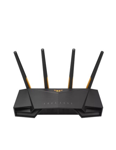 ASUS TUF Gaming AX3000 V2 router inalámbrico Gigabit Ethernet Doble banda (2,4 GHz   5 GHz) Negro, Naranja