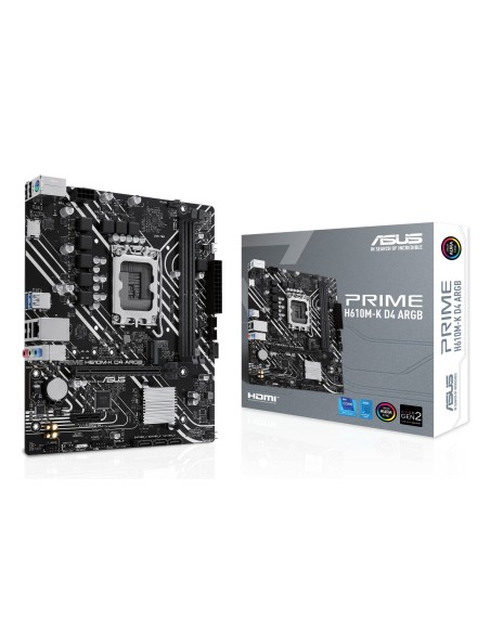 ASUS PRIME H610M-K D4 ARGB Intel H610 LGA 1700 micro ATX