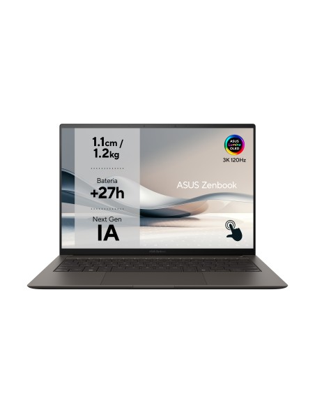 ASUS Zenbook S 14 OLED UX5406SA-PZ334W Copilot+ PC - Ordenador Portátil 14" 3K 120Hz (Intel Core Ultra 7 258V, 32GB RAM, 1TB